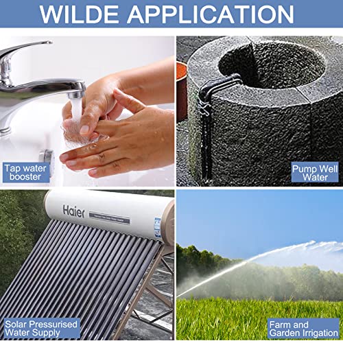 TDRSUPER 3/4 HP Shallow Well Pump with Smart Controller, 1056GPH, 110V, Stainless Steel Irrigation pump, Automatic Water Pressure Booster Pump for Home, Garden, Lawn, Sprinkler