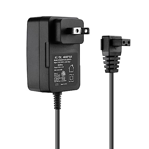 CJP-Geek 2-Prong 12.6V AC/DC Adapter Compatible with Ausono Model HJ1103J 5000mAh Lithium Li-ion Battery Cordless Automatic Robotic Swimming Pool Vacuum Cleaner 12.6VDC 1.8A Power Supply Charger PSU