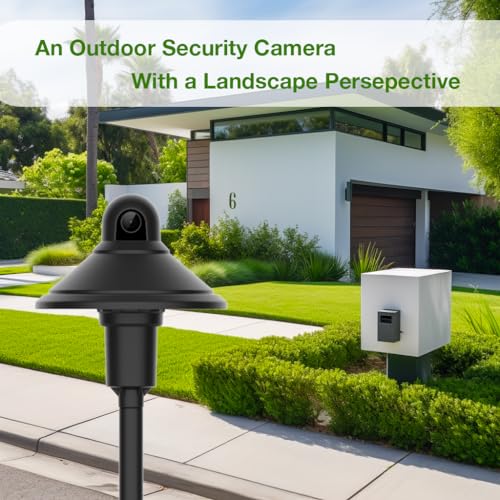 NOVOLINK Smart Landscape Camera Path Light with Camera, 1080P, Wide viewing angle, Motion Detection,Security Camera,Night Vision, 2-Way Talk