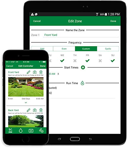 Rain Bird ARC6 App-Based Indoor Smart Irrigation WiFi Timer/Controller, 6-Zone/Station, EPA WaterSense Certified, Compatible with Alexa