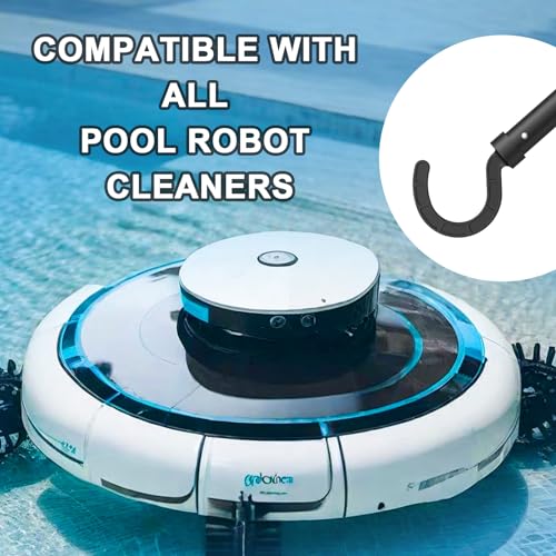 Accessories Hook for Robotic Pool Cleaner,Keyrank Pool Hook for Poles Compatible with All Pool Vacuum Including Cordless,above Ground and Underwater,Ideal Hooks for Telescopic Poles