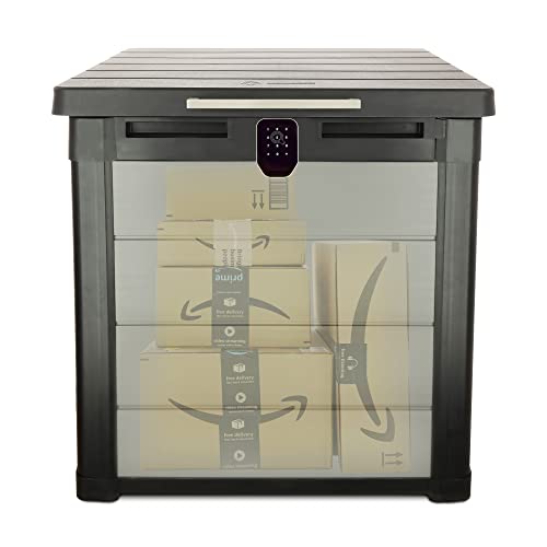 Package Vault- Robust Smart Delivery Box (Package Theft Prevention Solution) (Smart Bluetooth Lock) Great for Outdoor Patios and Porches to Keep Your Packages and Deliveries Safe