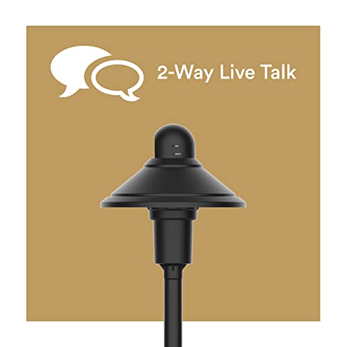 NOVOLINK Smart Landscape Camera Path Light with Camera, 1080P, Wide viewing angle, Motion Detection,Security Camera,Night Vision, 2-Way Talk