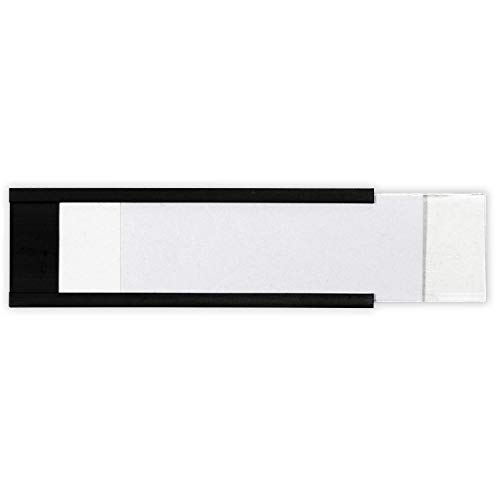 SmartSign Pack of 25 Magnetic"C" Channel Label Holders | 1" x 3"