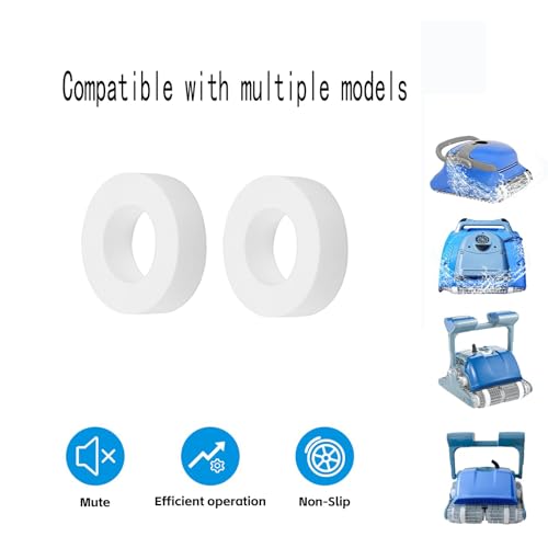 Pool Cleaner Climbing Rings - for Dolphin Maytronics Robotic Replacement Part 6101611-R4, Compatible with M200/M400/M500, Nautilus/CC Plus DX3/DX4/DX6, Ultimate Wall Adhesion (4 Pack)
