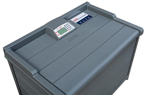 Genie BenchSentry Connect Slate Smart Package Delivery Box for Outside, Extra Large
