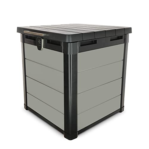 Package Vault- Robust Smart Delivery Box (Package Theft Prevention Solution) (Smart Bluetooth Lock) Great for Outdoor Patios and Porches to Keep Your Packages and Deliveries Safe