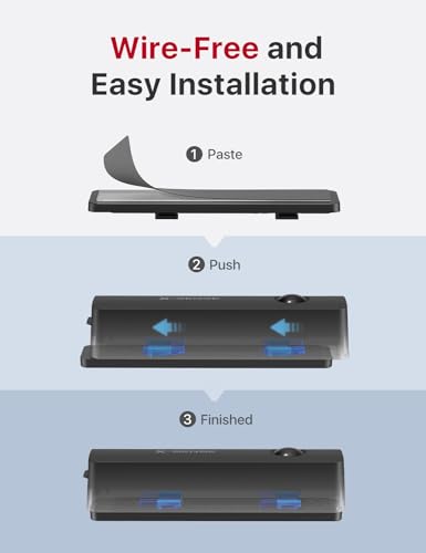 X-Sense Smart Mailbox Alarm, Requires SBS50 Base Station, Wireless Long Range Mailbox Alert, Mailbox Sensor for Delivered Mail, SMA51