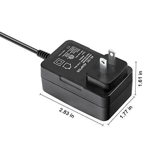 KONKIN BOO 2-Prong 12.6V AC Adapter Compatible with Summer Waves P56000024 11.1V 2600mAh 11.1VDC Lithium-ion Battery Robotic Cordless Rechargeable Swimming Pool Vacuum Cleaner Power Supply Charger