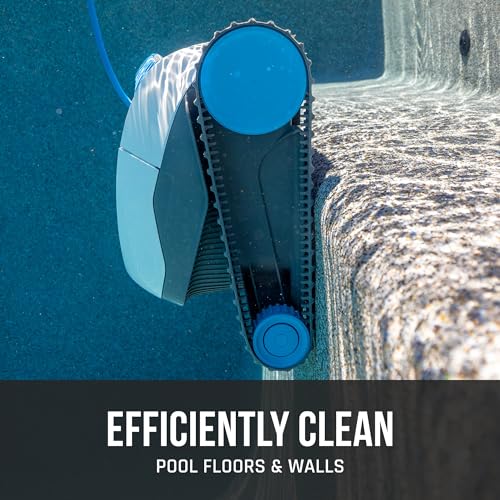 Hayward The Pool Cleaner R110 Robotic Cleaner (2024 New) - Top Loading Easy Clean Basket, Smart Navigation, Programmable Timer, Fine/Ultra Fine Filters for In-Ground and Above Ground Pools up to 33ft