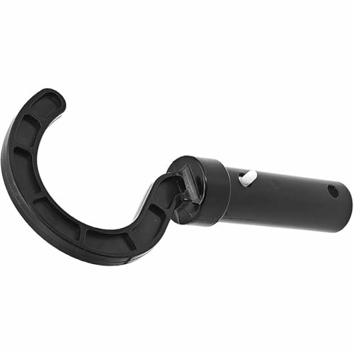 Renyqatt Hook for All Robotic Pool Cleaner, Pool Accessories Hook Customized for Pool Vacuum Robot Including Cordless, Above Ground and Underwater, Attaches to Telescopic Poles, Black