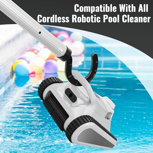 Dunkive Pool Hook for Robotic Pool Cleaner, Pool Hooks for Poles, Compatible with All Robotic Pool Vacuum Cleaner, Easily Recycle the Pool Robotic, Suitable for Telescopic Poles