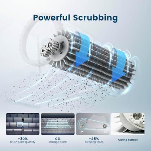 SMOROBOT Cordless Pool Cleaners for Inground Pools, Wall Climbing, Smart Navigation, Lasts 150 Mins with Strong Suction Power, Automatic Robotic Pool Vacuum for Gravel, Sand, Leaves