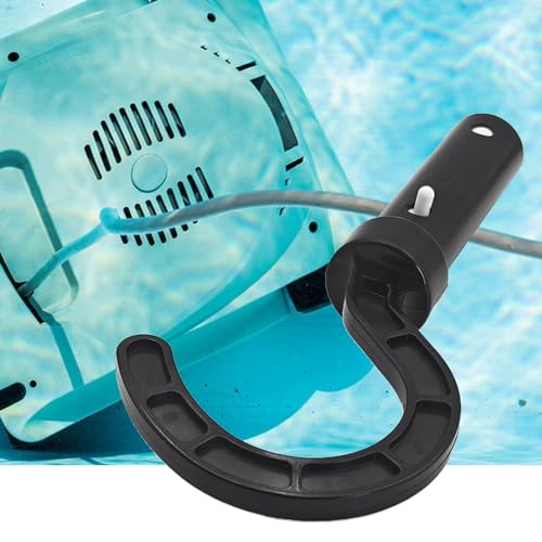 Generic Hook for Robotic Pool Cleaner, Swimming Pool Dust Collector Accessories Hooks, Accessories Hook Customized for Pool Vacuum Robot, Cordless Robotic Pool Cleaner Hook, Black