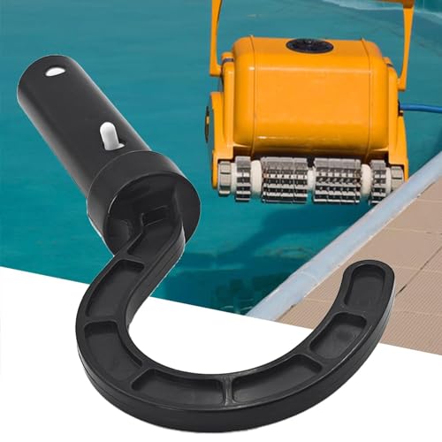 Generic Hook for Robotic Pool Cleaner, Swimming Pool Dust Collector Accessories Hooks, Accessories Hook Customized for Pool Vacuum Robot, Cordless Robotic Pool Cleaner Hook, Black