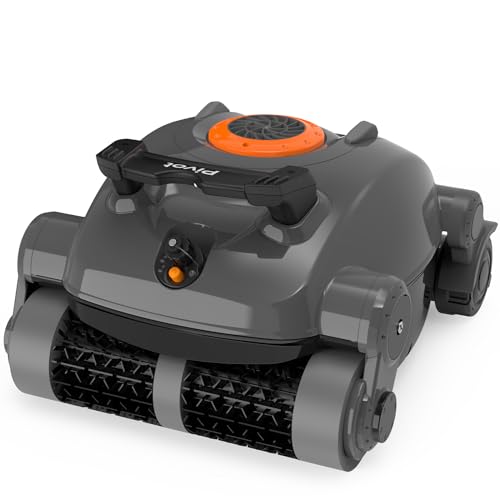 (Upgrade) Gosvor Pivot Cordless Robotic Pool Cleaner, Wall Climbing, Triple-Motor, Extended Battery Life, Self-Parking, Automatic Pool Vacuum for Inground &above Ground Pools Up to 65 FT in Length