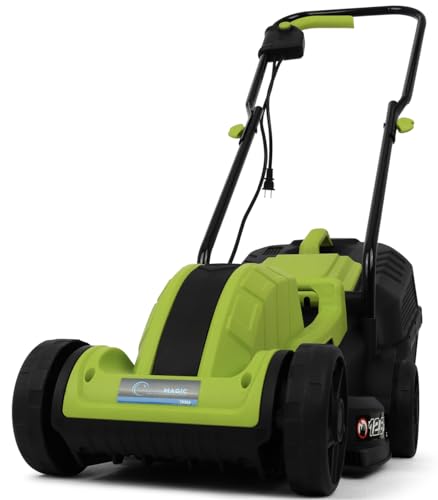 Simpli-Magic Lawn Mower, 13Inch Electric Lawn Mower Corded, 1300W Electric Powered, 3-Position Height Adjustment