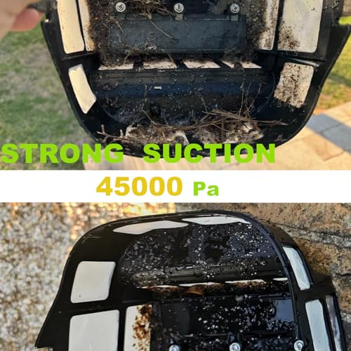 (New) Seauto Crab Cordless Robotic Pool Cleaner: Automatic Pool Vacuum Robot Lasts 150 Mins Wall Climbing 180W Powerful Suction LED Indicator Self-Parking for Swimming Pools Up to 2,000 sq. ft. Grey