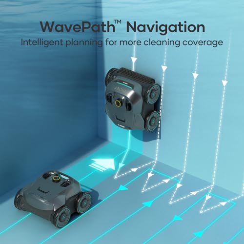 (2024 Upgrade) AIPER Seagull Pro Cordless Robotic Pool Cleaner, Pool Vacuum for Inground Pools, Smart Navigation Pool Vacuum Cleaner Lasts up to 150 Mins, Floor, Wall and Water Line Cleaning