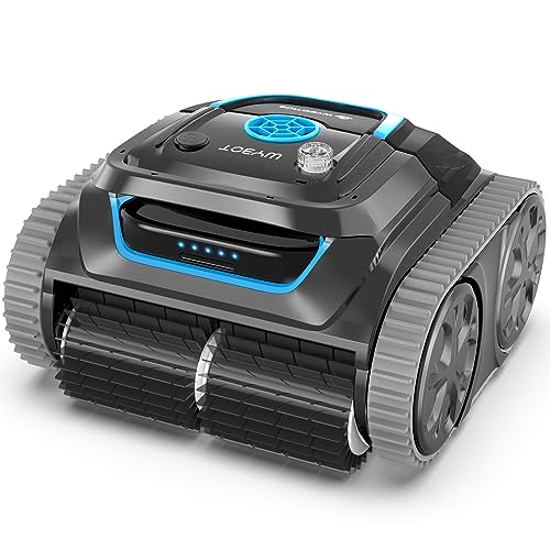 (2024 Upgrade) WYBOT S1 Premium Wall Climbing Cordless Pool Vacuum, Robotic Pool Cleaner Pool Robot with Smart Mapping, Powerful Suction, APP Mode, 180mins Runtime, Fast Charing Fit for Inground Pools