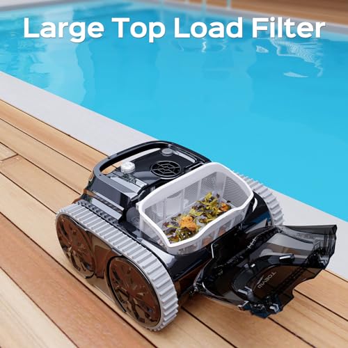 WYBOT S1 SE Cordless APP Robotic Pool Cleaner with Wall Climbing, 7 Cleaning Modes, 2.5H Fast Charge, Automatic Pool Vacuum Robot Lasts 150 Mins, Smart Navigation, Powerful Suction for Inground Pools