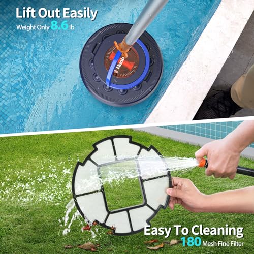 Neobot X2 Cordless Pool Cleaner, Automatic Robotic Pool Vacuum, Lasts up to 120 Mins, Dual-Motor, Self-Parking, Pool Vacuum for above/In Ground Flat Pools Up to 914 Sq Ft