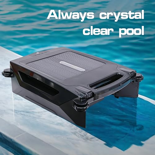 NiHoo solar rechargeable dual-mode pool cleaning robot, cordless robot pool cleaner, solar automatic robot pool skimmer,Pool vacuum for above ground pool