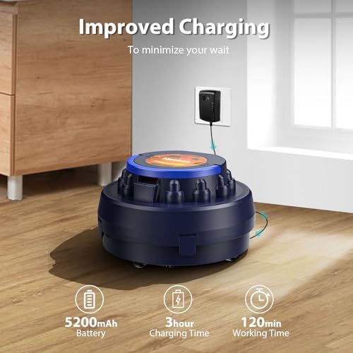 Neobot X2 Cordless Pool Cleaner, Automatic Robotic Pool Vacuum, Lasts up to 120 Mins, Dual-Motor, Self-Parking, Pool Vacuum for above/In Ground Flat Pools Up to 914 Sq Ft