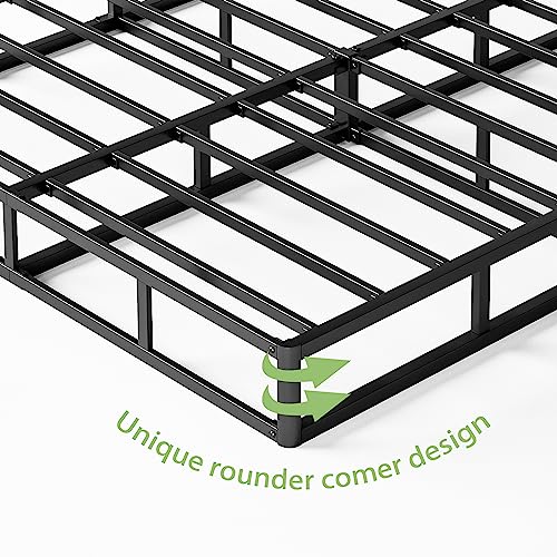 5 Inch Metal Twin Box Spring Basics Smart Bed Base Mattress Foundation Heavy Duty Frame Easy Assembly