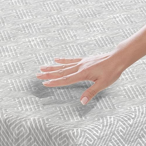 Vibe Heather Grey Gel Memory Foam Mattress, CertiPUR-US and Oeko-TEX Certifed Bed-in-a-Box in Ultra Small Package, 8-Inch, Full