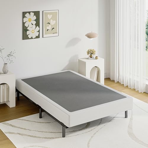 5 Inch Metal Twin Box Spring Basics Smart Bed Base Mattress Foundation Heavy Duty Frame Easy Assembly