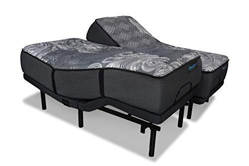 iDealBed iQ5 Luxury Hybrid Mattress, Medium Soft, Smart Adapt Hybrid Foam & Coil System for Temperature Regulation, Pressure Relief, and Support, Made in USA, 10 Year Warranty (Split King)