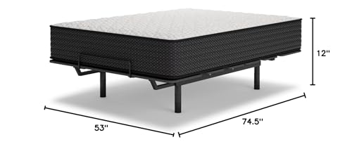 Signature Design by Ashley Limited Edition Firm 12 Inch Hybrid Mattress with Gel Memory Foam and Edge Support for Cool Sleep and Pressure Relief, Full