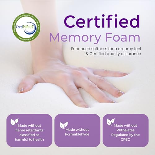 GAESTE 6/8/10/12 Queen Cooling Gel Memory Foam Medium-Firm Mattress Breathable Pressure Relief CertiPUR-US Certified Mattress-in-a-Box for Kids and Adults No Fiberglass (Queen, 10 in)