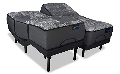 iDealBed iQ5 Luxury Hybrid Mattress, Medium Soft, Smart Adapt Hybrid Foam & Coil System for Temperature Regulation, Pressure Relief, and Support, Made in USA, 10 Year Warranty (Split King)