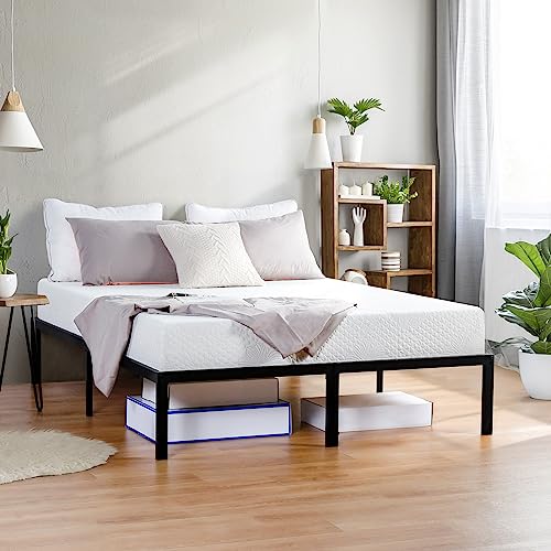 Olee Sleep Full Mattress, 9 Inch Gel Memory Foam Mattress, Gel Infused for Comfort and Pressure Relief, CertiPUR-US Certified, Bed-in-a-Box, Medium Firm, Full Size