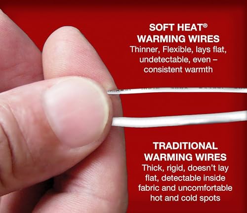 Perfect Fit SoftHeat | Smart Heated Electric Mattress Pad with Safe & Warm Low Voltage Technology, Micro-Plush Top, Twin, White, MP_TWIN