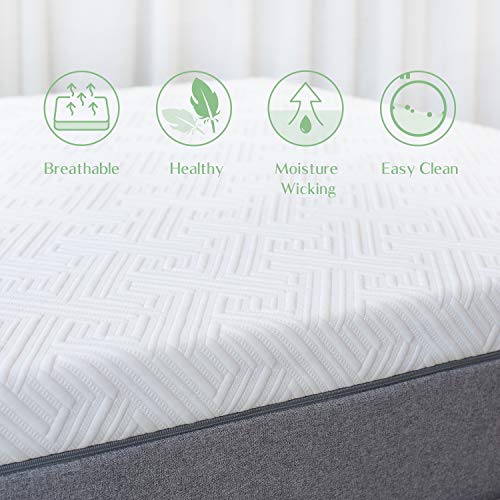 Novilla Full Size Mattress, 10 inch Full Gel Memory Foam Mattress for Cool Night & Pressure Relief, Medium Firm Mattress in a Box, Bliss