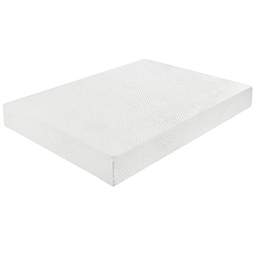 Olee Sleep Full Mattress, 9 Inch Gel Memory Foam Mattress, Gel Infused for Comfort and Pressure Relief, CertiPUR-US Certified, Bed-in-a-Box, Medium Firm, Full Size