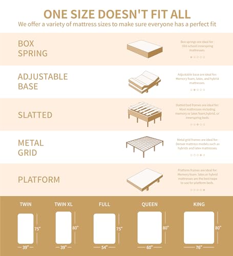 KOANTTI Full Size Mattresses,10 Inch Hybrid Full Mattress in a Box with Memory Foam & Individual Pocket Spring for Edge Support,Pressure Relief,Medium Firm White Full Mattress,CertiPUR-US.