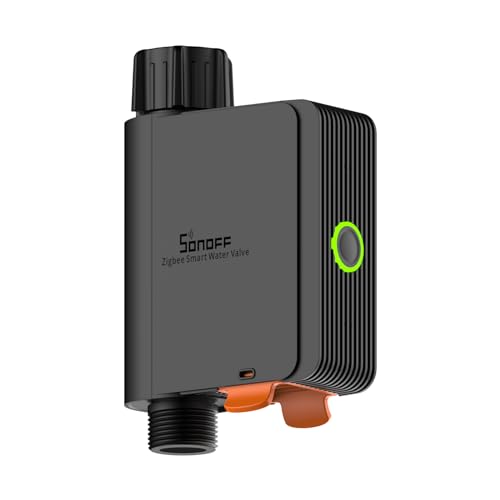 SONOFF Sprinkler Timer Zigbee 3.0, Smart Sprinkler Controller Compatible with Alexa and Google Home, Automate Irrigation Timer, Water Timer for Garden Hose Outdoor Lawn Pool Watering, SWV-NH (1)