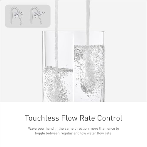Moen Weymouth Brushed Gold Smart Faucet Touchless Pull-Down Sprayer Kitchen Faucet with Voice and Motion Control, S73004EV2BG