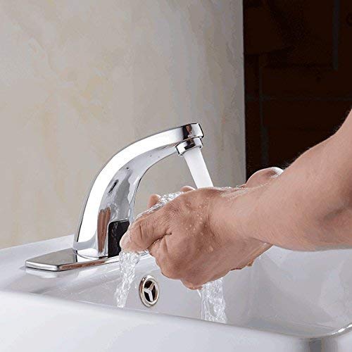 Jeffergarden Automatic Infrared Sensor Faucet Kitchen Hands Bathroom Smart Touchless Sink Water Tap with Control Box