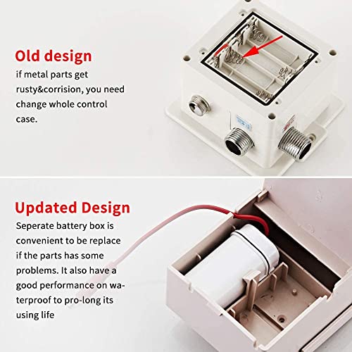 Halo Sanitary Touchless Bathroom Faucet Automatic Motion Sensor Faucet CEC Watersense with Hole Cover Deck Plate Chrome
