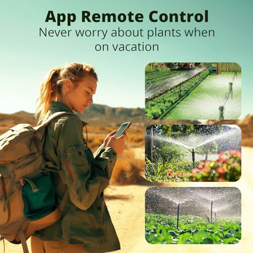 SONOFF Sprinkler Timer Zigbee 3.0, Smart Sprinkler Controller Compatible with Alexa and Google Home, Automate Irrigation Timer, Water Timer for Garden Hose Outdoor Lawn Pool Watering, SWV-NH (1)