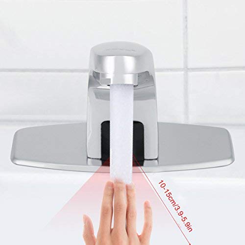 Jeffergarden Automatic Infrared Sensor Faucet Kitchen Hands Bathroom Smart Touchless Sink Water Tap with Control Box