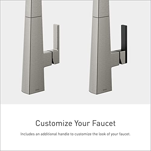 Moen Nio Spot Resist Stainless Contemporary Smart Faucet Touchless Pull Down Sprayer Kitchen Faucet with Voice Control and Power Boost, S75005EVSRS