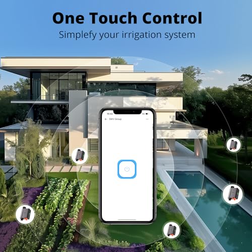 SONOFF Sprinkler Timer Zigbee 3.0, Smart Sprinkler Controller Compatible with Alexa and Google Home, Automate Irrigation Timer, Water Timer for Garden Hose Outdoor Lawn Pool Watering, SWV-NH (1)