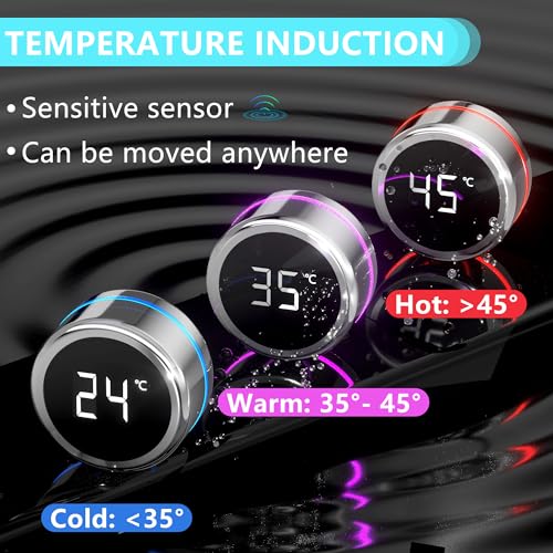 JIANIANHUA Touchless Kitchen Faucet Motion Sensor Smart Kitchen Sink Faucet with Pull Down Sprayer Commercial Modern Single Handle Kitchen Faucets Brushed Nickel Movable Sensor Faucet