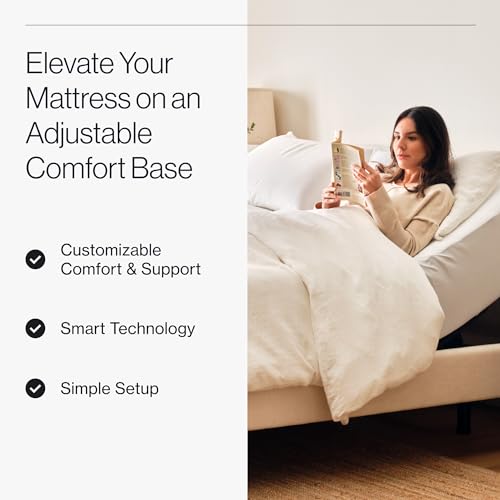 Nectar Premier Adjustable Base - Queen - Head & Foot Incline - Wireless Remote with Memory- 3 Massage Settings - 4 USB Ports - Anti-Snore & Zero Gravity